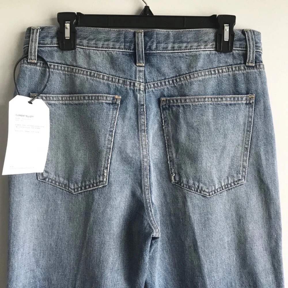 NWT Current Elliott Vanessa Crop Straight Jeans